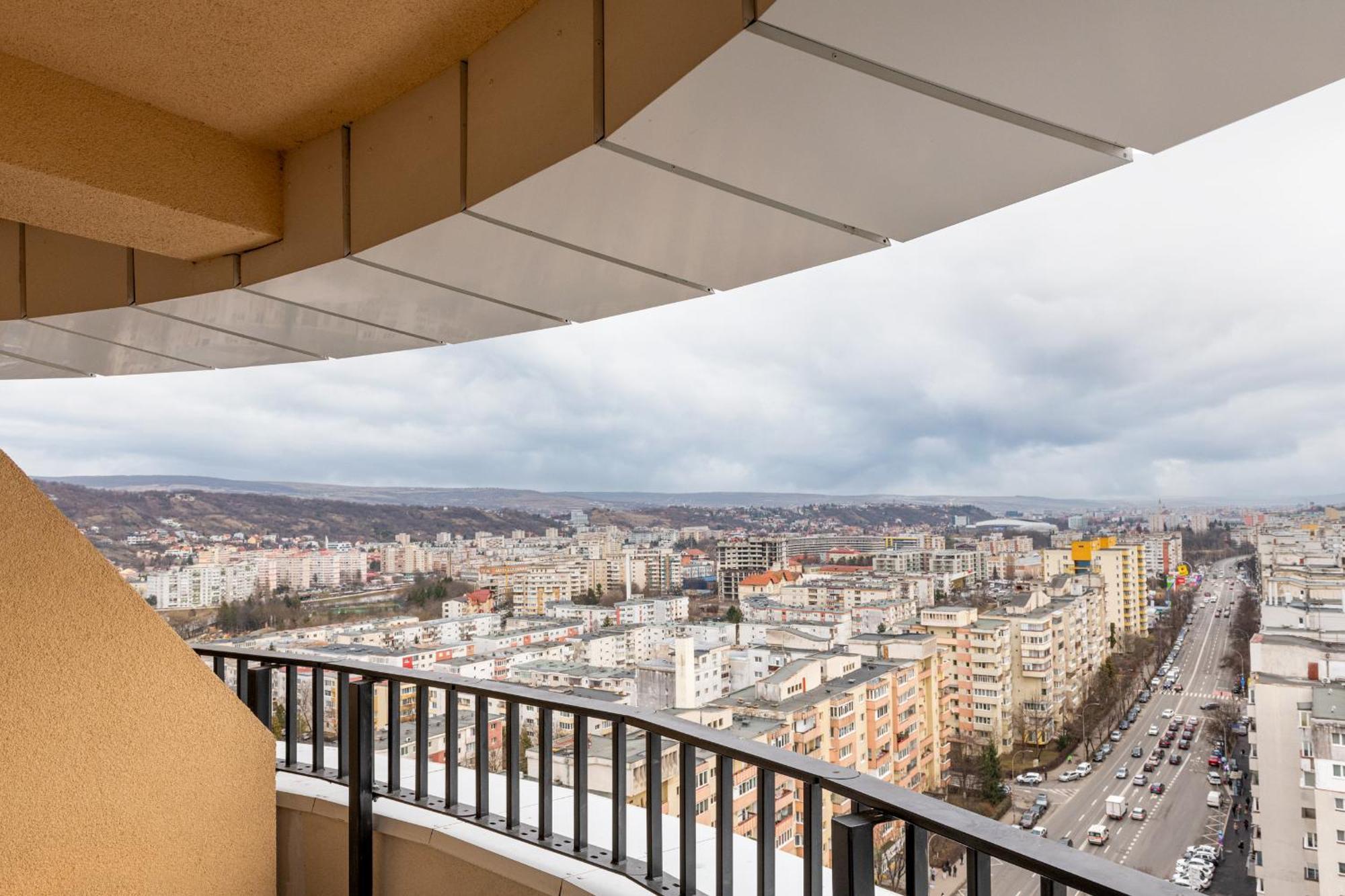 קלוז'-נאפוקה Boudoir Apartment City Tower - 15Th Floor מראה חיצוני תמונה